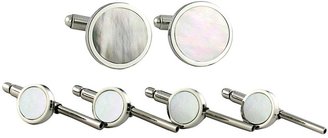 David Donahue Mother-of-Pearl Cuff Link & Stud Set