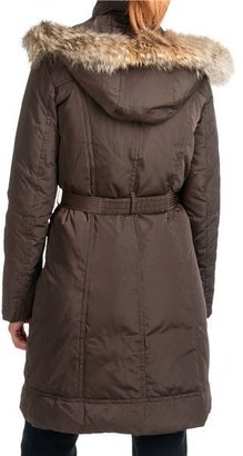 Marc New York 1609 Marc New York by Andrew Marc Andrew Marc Brighton Long Down Coat - Coyote Fur, Removable Hood (For Women)