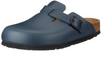 Birkenstock Boston Smooth Leather, Style-No. 760873, Unisex Clogs, Blue, EU 39, slim width