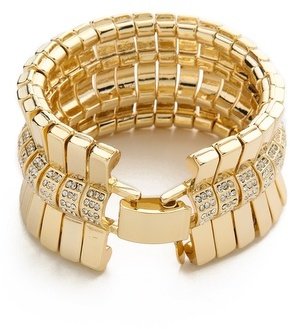Lee Angel Jewelry Crystal Pave Bar Bracelet