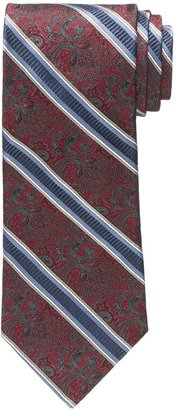 Jos. A. Bank Signature Gold Tapestry with Stripe Tie 61" Long