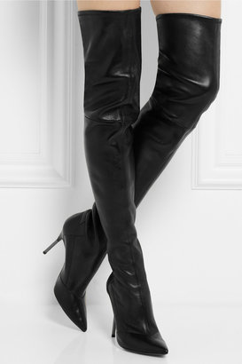 Roland Mouret Reiki leather over-the-knee boots