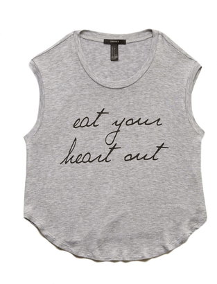 Forever 21 Eat Your Heart Out Tee