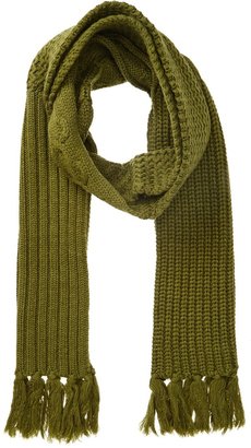 Rogue Multi Knit Wool Fringe Scarf