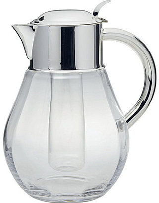 Ercuis Boule crystal and silver jug