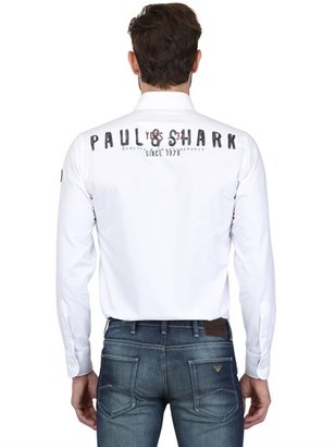 Paul & Shark Embroidered Cotton Oxford Shirt