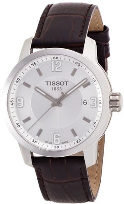 Tissot Men's TIST0554101603700 PRC 200 Analog Display Swiss Quartz Brown Watch