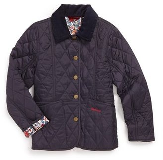 Barbour 'Windless' Quilted Jacket (Toddler Girls & Little Girls)
