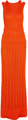 M Missoni Crochet-knit cotton-blend maxi dress