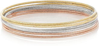 Carolina Bucci Set of six 18-karat gold bracelets