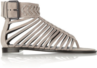 Haider Ackermann Washed-leather gladiator sandals