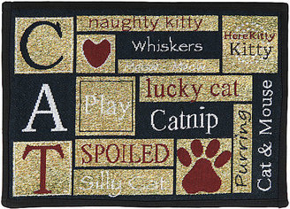 B. Smith PB Paws by Park I Love Cats Tapestry Pet Mat
