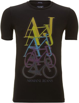 Armani Jeans Men's  bike t-shirt