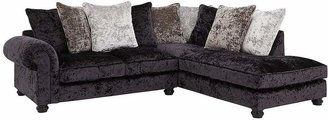 Laurence Llewellyn Bowen Scarpa Fabric Scatter Back Right Hand Corner Chaise Sofa