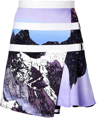 Peter Pilotto Printed Wrap Skirt