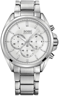 HUGO BOSS Men's Chronograph Driver Stainless Steel Bracelet Watch 44mm 1513039