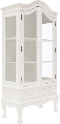 Hudson Furniture Display Cabinets Dutch White Two Doors Showcase