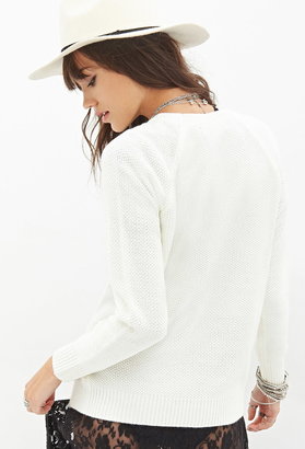 Forever 21 Classic Waffle Knit Sweater