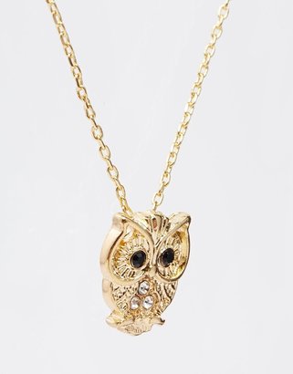 ASOS CURVE Cute Owl Necklace