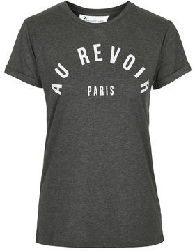 Topshop Womens TALL Au Revoir T-Shirt - Grey