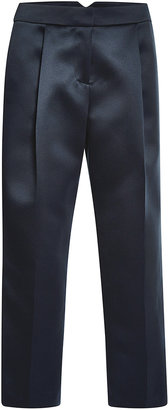 Tibi Pleated Cropped Pant