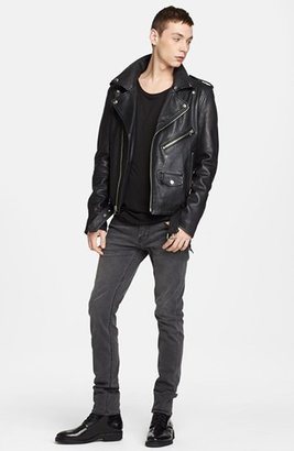 BLK DNM 'Leather Jacket 5 - Freedom' Leather Moto Jacket