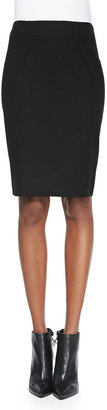 Eileen Fisher Washable Stretch Crepe Pencil Skirt, Plus Size
