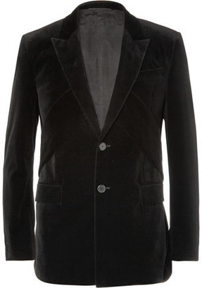 Givenchy Velvet Tuxedo Jacket with Strap