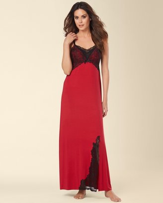 Soma Intimates Inspiration Lace Nightgown Ruby