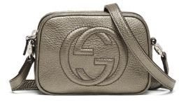 Gucci Girl's Metallic Leather Mini Messenger Bag