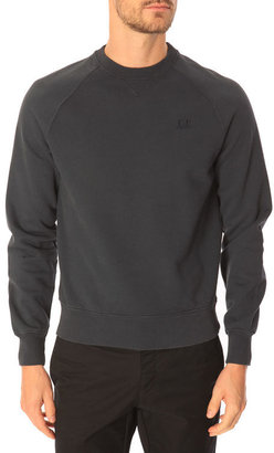 C.P. Company Iris Black Small-Neck Sweater