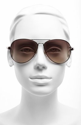 MICHAEL Michael Kors 62mm Metal Aviator Sunglasses