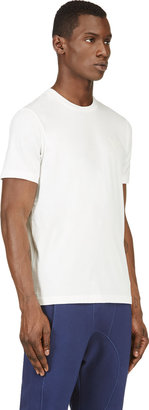 Y-3 Ivory Minimalist Logo T-Shirt