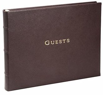 Graphic Image Leather-Bound Guest Book