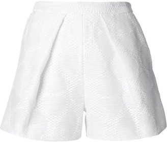 MSGM flared tailored shorts