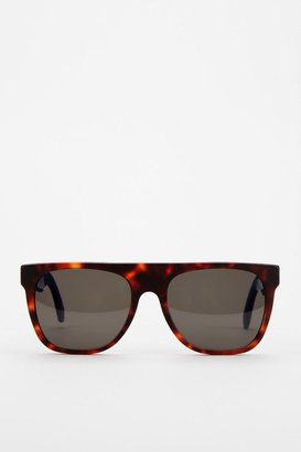 Super Blue Suede Flattop Sunglasses