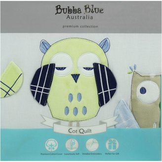 Bubba Blue Baby Owl Blue Cot Comforter