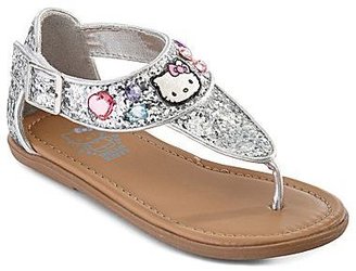 Hello Kitty Sally  Girls Glitter Sandals - Toddler