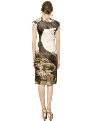 Dolce & Gabbana Organza Silk Sleeveless Dress