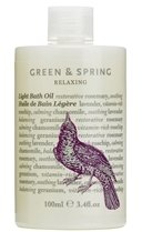 Green & Spring Relaxing Light Bath Oil 100ml - Relaxing