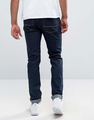 ASOS Design Slim Jeans In Raw Blue
