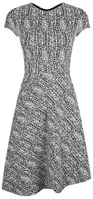 Stella McCartney Herringbone Short Sleeve Dress