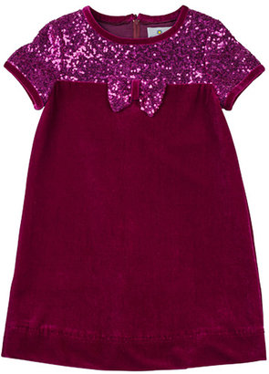 Florence Eiseman Velvet & Sequined Dress, 2T-4T
