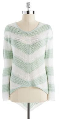 RD Style Striped Loose Knit Sweater