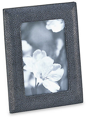 Graphic Image Leather-Wrapped Photo Frame