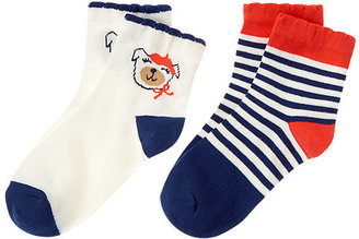 Gymboree Striped Dog Socks Two-Pack