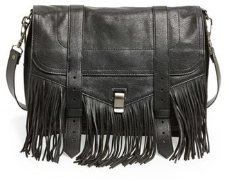 Proenza Schouler Large 'PS1' Fringed Leather Satchel