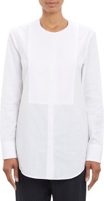 Theory Textured Pique Nyle Shirt-White