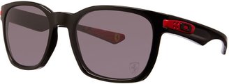 Oakley Men warm grey rectangle sunglasses