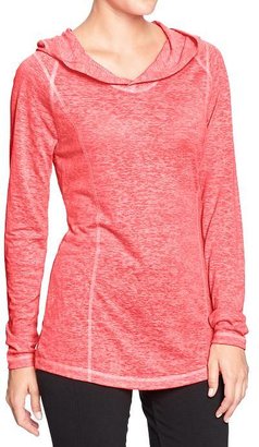 Old Navy Women's Active Hooded Burnout Tunics